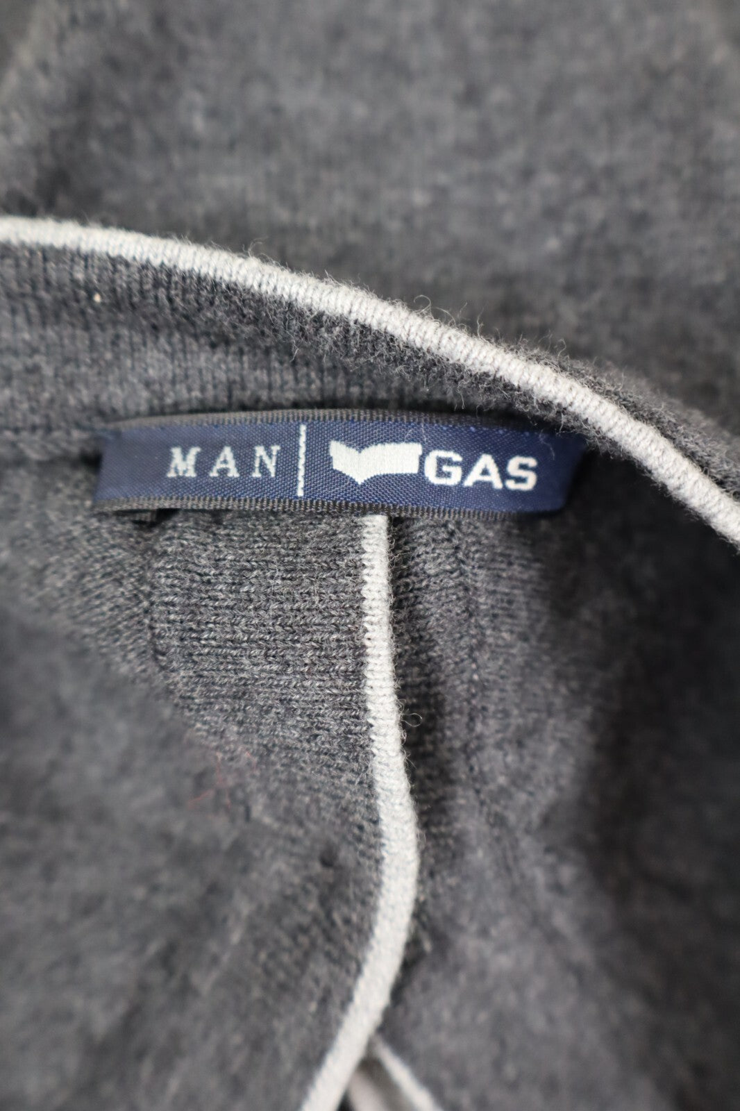 GAS MAGLIONE CARDIGAN COTONE VINTAGE UOMO Tg. S MAN CASHMERE SWEATER CASUAL