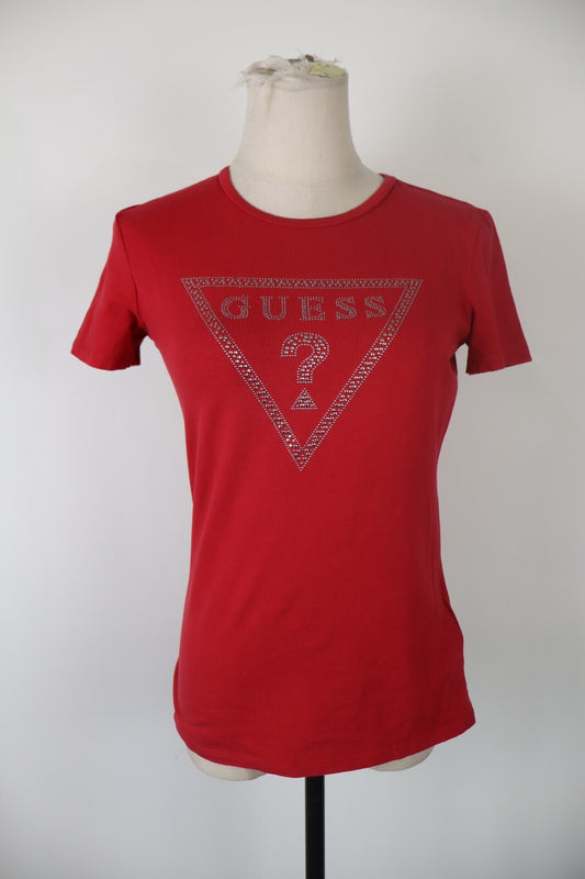 GUESS LOS ANGELES MAGLIA DONNA TG. S WOMAN T-SHIRT CASUAL VINTAGE