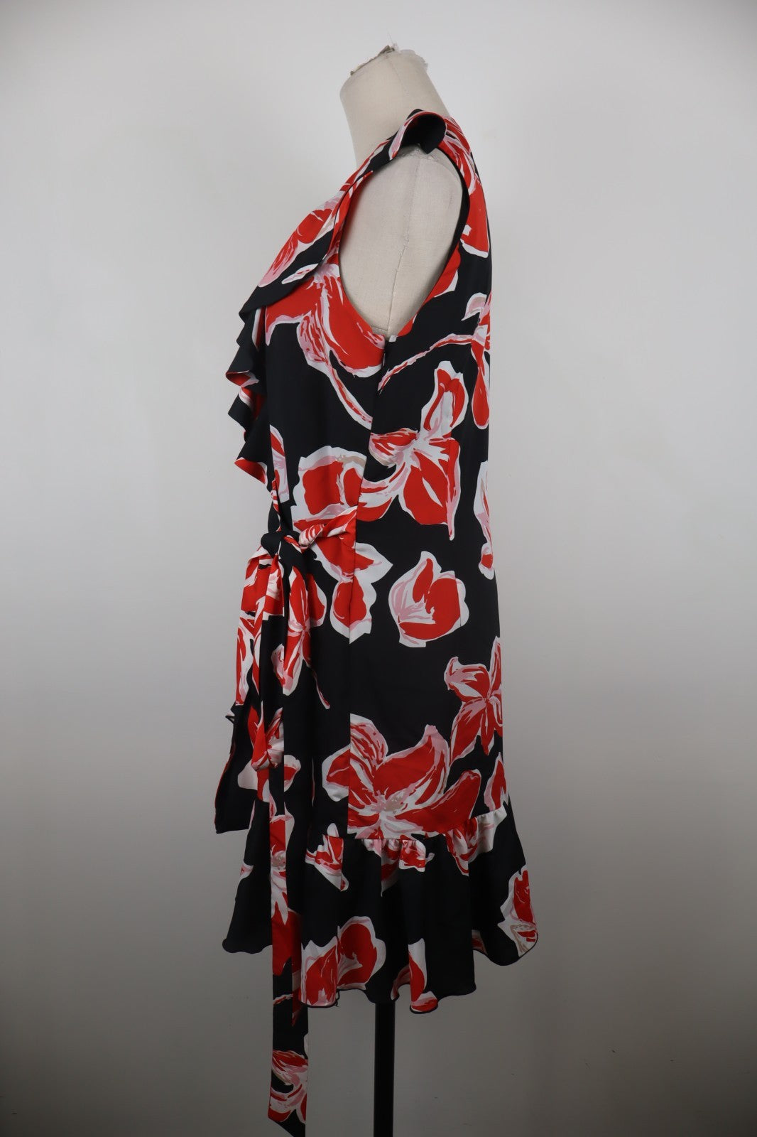 LIU JO VESTITO SMANICATO DONNA TG. 44 WOMAN CASUAL VINTAGE DRESS ABITO LOGO