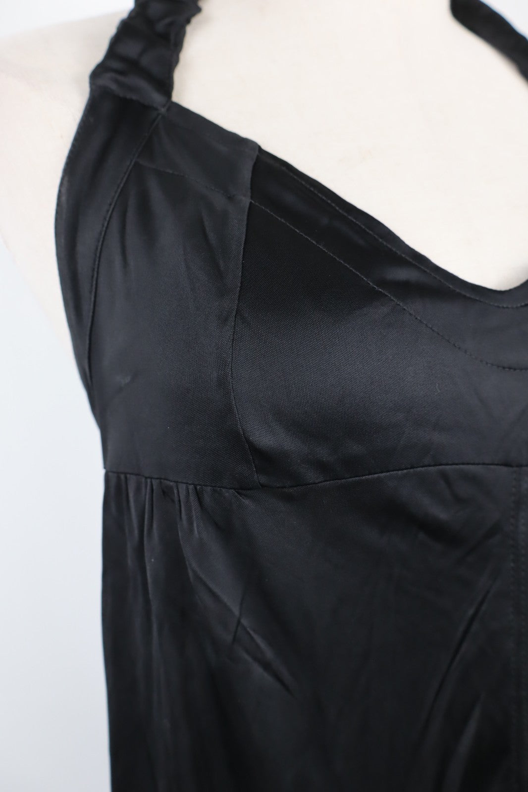 DIESEL MAGLIA CANOTTA DONNA TG. S WOMAN CASUAL VINTAGE T-SHIRT TOP NERO VISCOSA