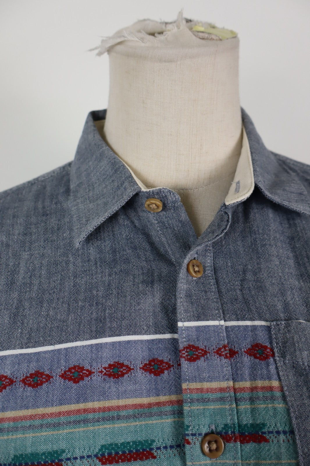 VANS CAMICIA DONNA TG. L WOMAN SHIRT CASUAL VINTAGE COTONE BOTTONI