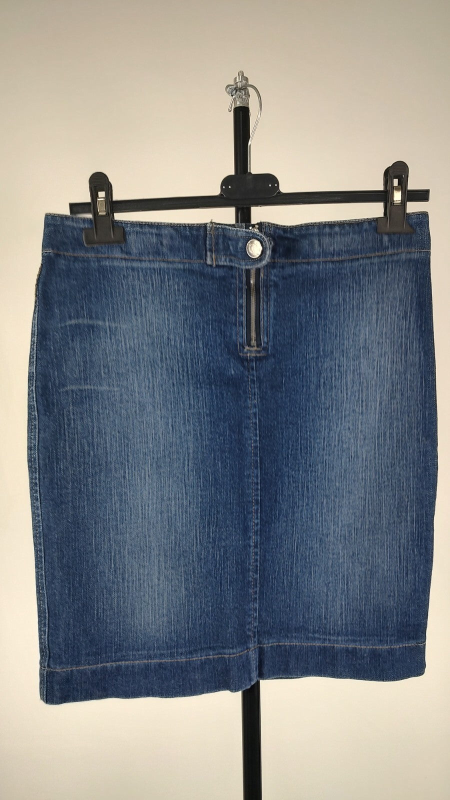 ARMANI JEANS GONNA JEANS COTONE DENIM DONNA WOMAN SKIRT SIZE 40/6 VINTAGE