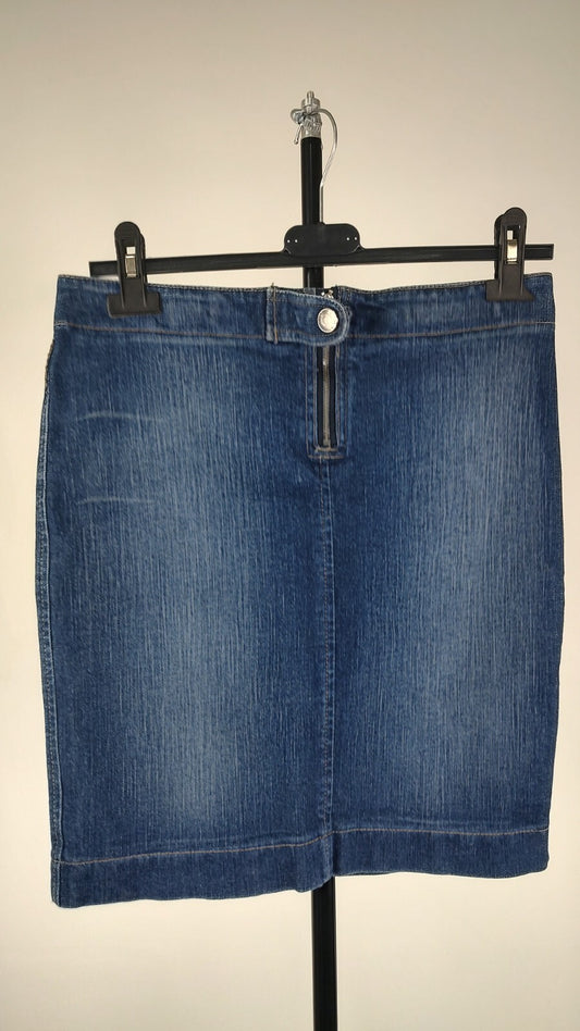 ARMANI JEANS GONNA JEANS COTONE DENIM DONNA WOMAN SKIRT SIZE 40/6 VINTAGE