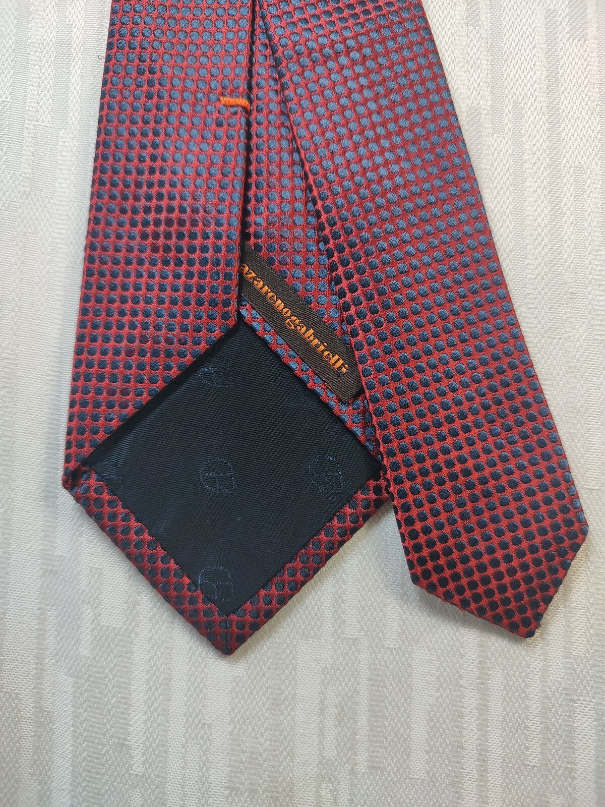 NAZARENO GABRIELLI 100% SILK TIE SETA CRAVATTA NECKTIE MADE IN ITALY CLASSIC