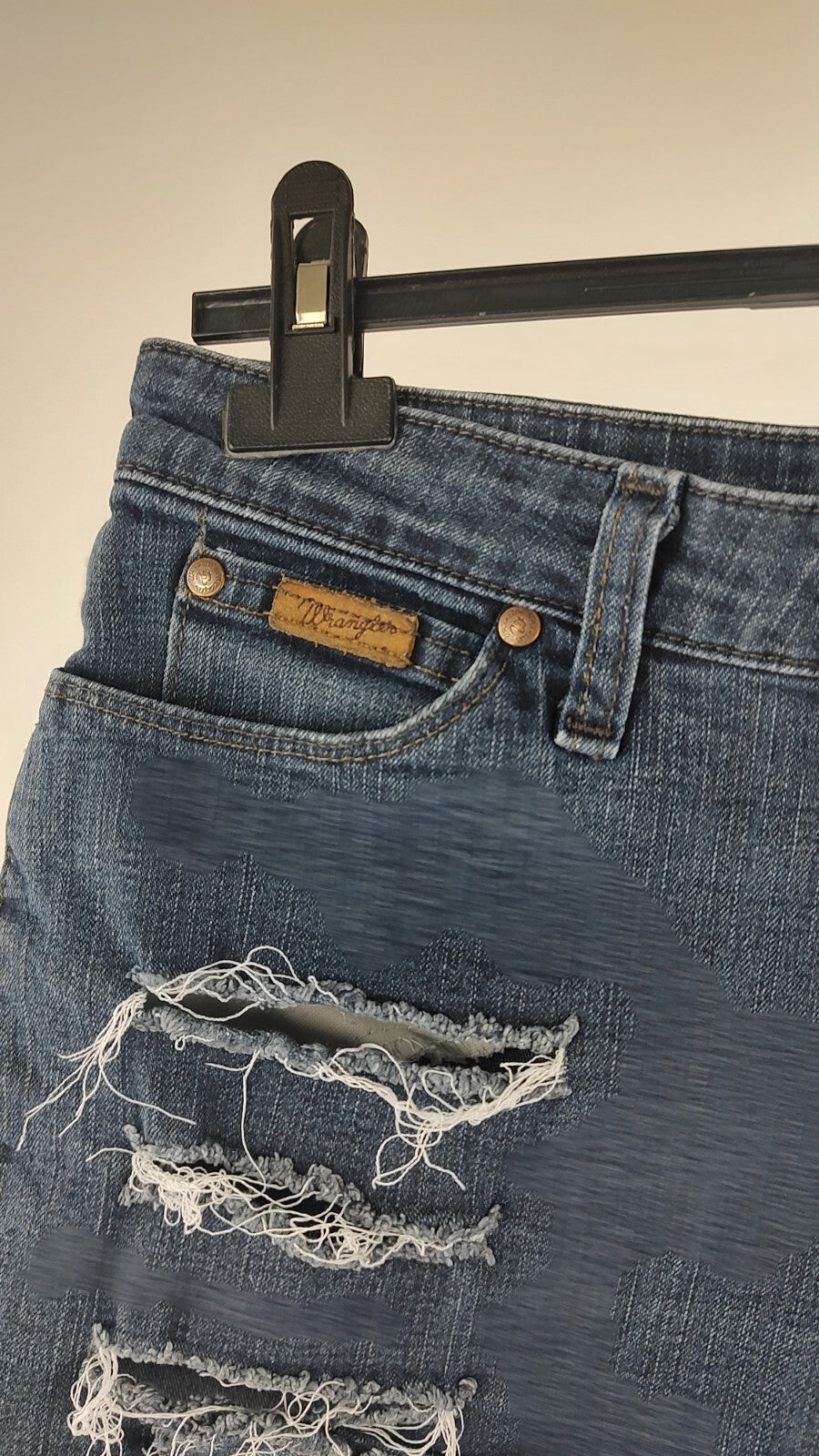 WRANGLER PANTALONCINO ORANGE JEANS DENIM DONNA W30 WOMAN PANTS SHORT VINTAGE