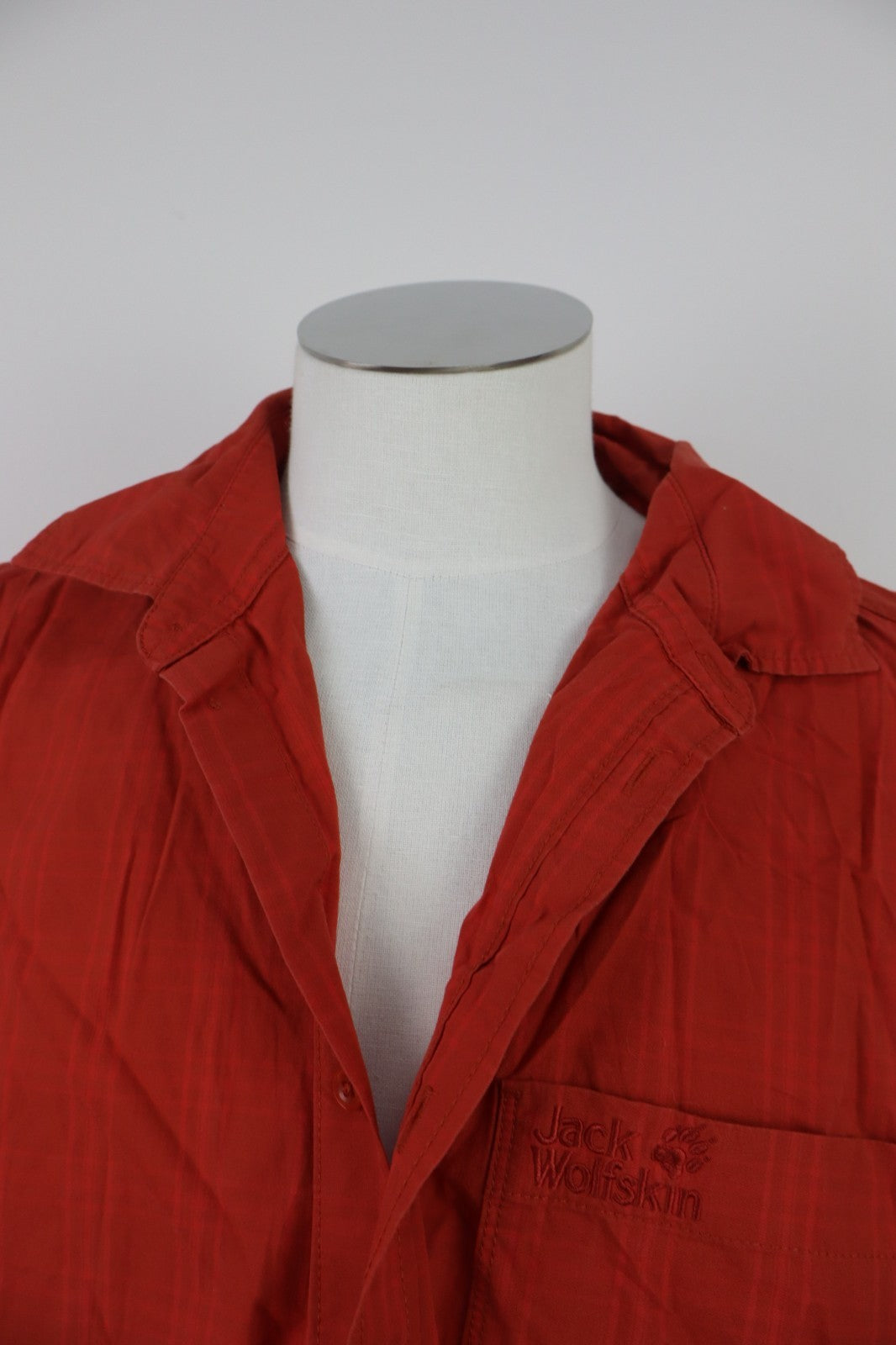 JACK WOLFSKIN CAMICIA UOMO TG. L MAN CASUAL SPORTSWEAR VINTAGE SHIRT COTONE