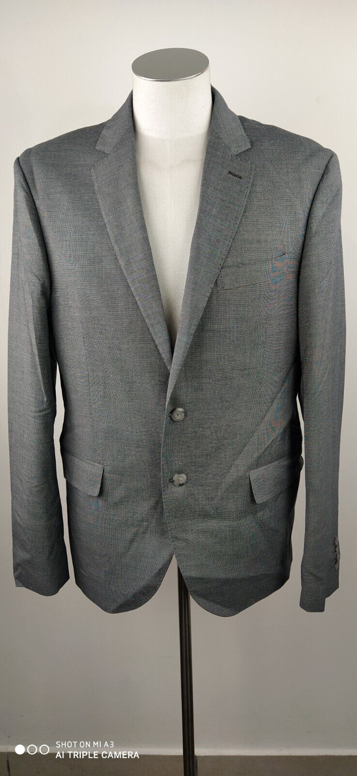 TRUSSARDI JEANS BLAZER GIACCA LANA WOOL UOMO Tg 54 MAN JACKET VINTAGE CASUAL