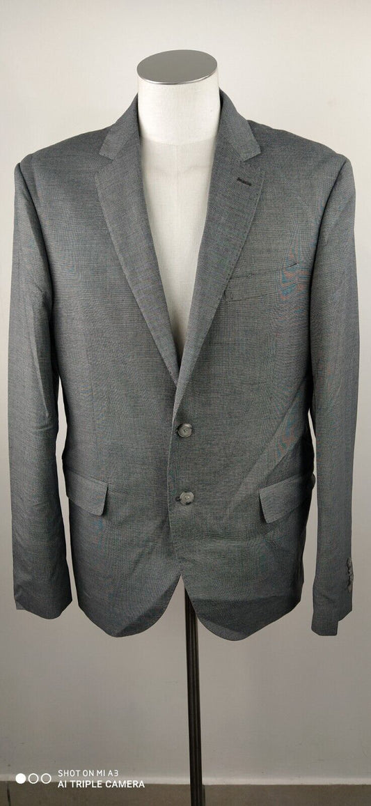 TRUSSARDI JEANS BLAZER GIACCA LANA WOOL UOMO Tg 54 MAN JACKET VINTAGE CASUAL