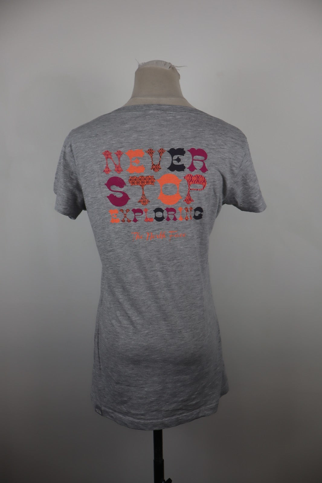 THE NORTH FACE MAGLIA DONNA TG. M WOMAN CASUAL VINTAGE T-SHIRT COTONE LOGO