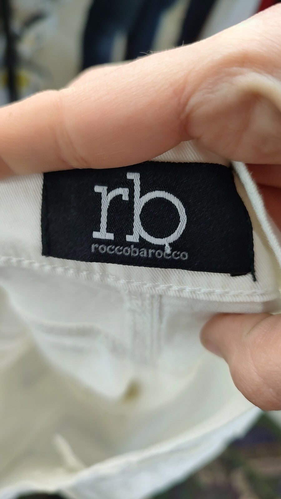 ROCCOBAROCCO PANTALONE CASUAL DONNA TG. 48 WOMAN VINTAGE PANTS COTONE