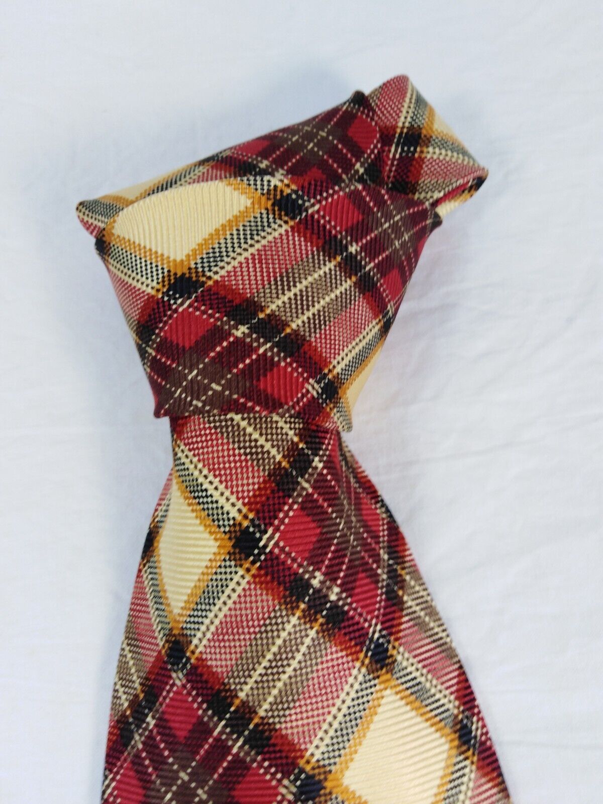 HARMONT & BLAINE 100%  SILK TIE SETA CRAVATTA NECKTIE MADE IN ITALY