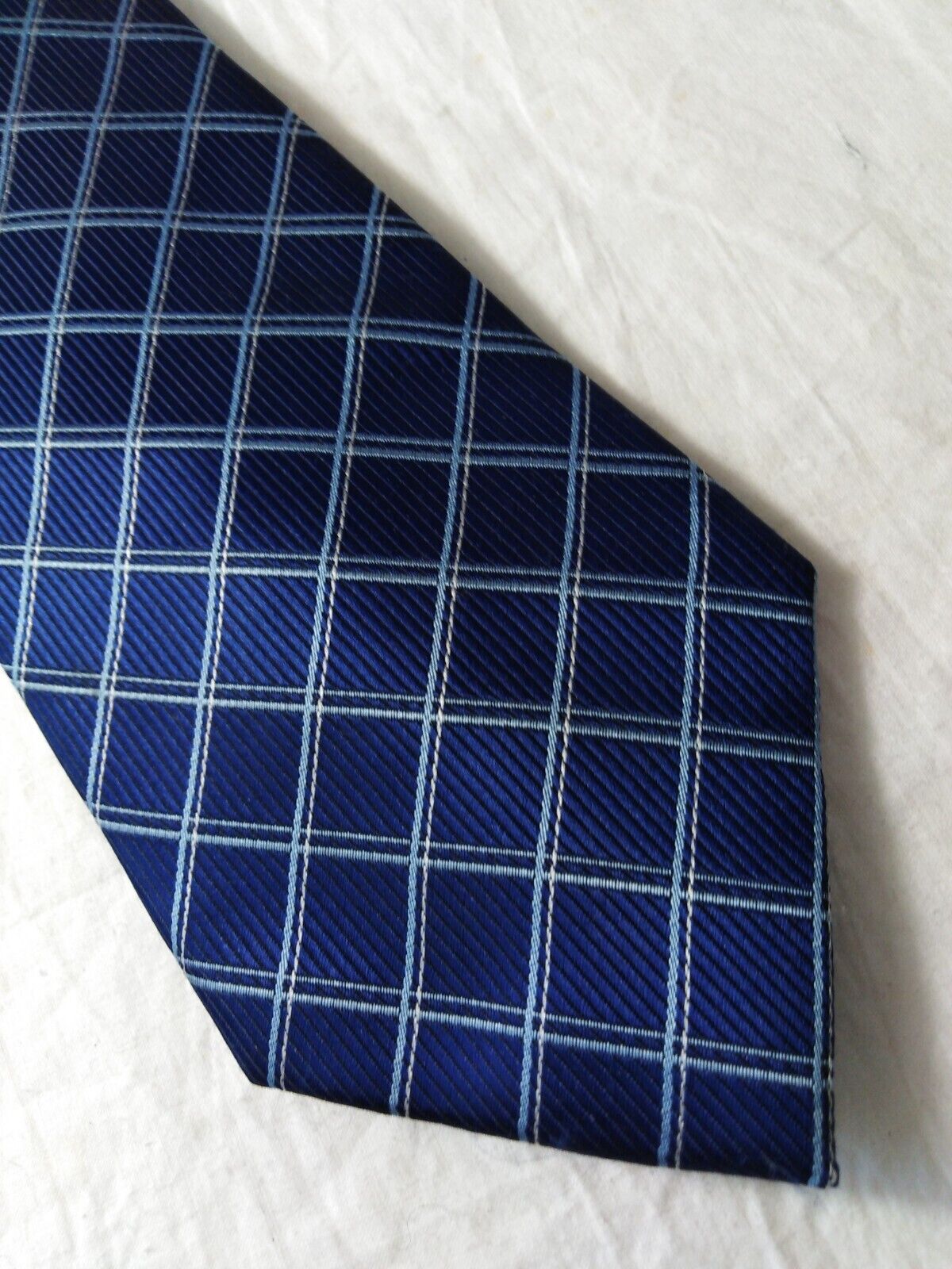 LUCIO LAMBERTI  100%  SILK TIE SETA CRAVATTA SELF TIPPED NECKTIE MADE IN ITALY