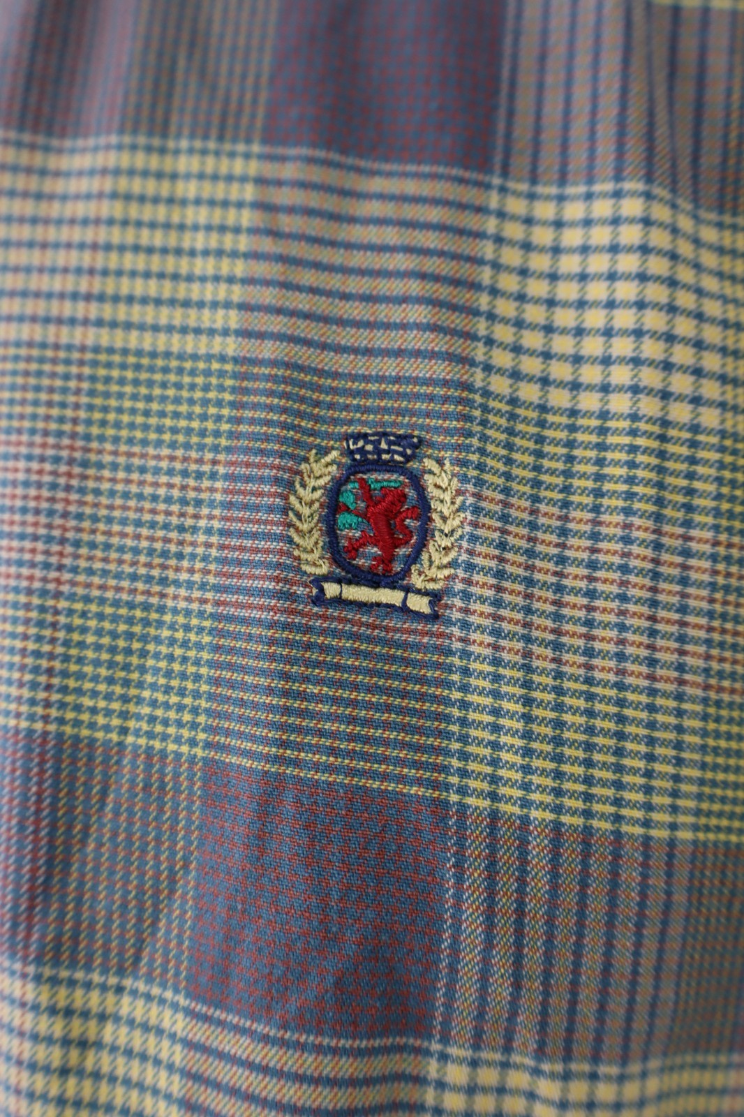 TOMMY HILFIGER CAMICIA UOMO TG. L  MAN CASUAL SHIRT VINTAGE SHIRT COTONE