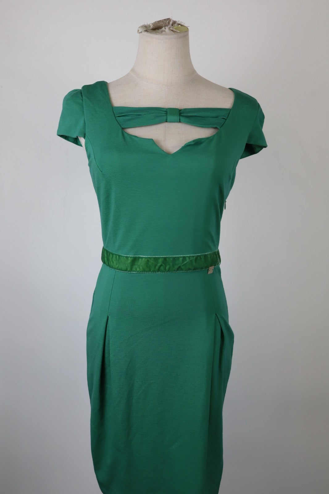 LIU JO VESTITO ABITO DONNA TG. 42 WOMAN CASUAL VINTAGE DRESS CERNIERA