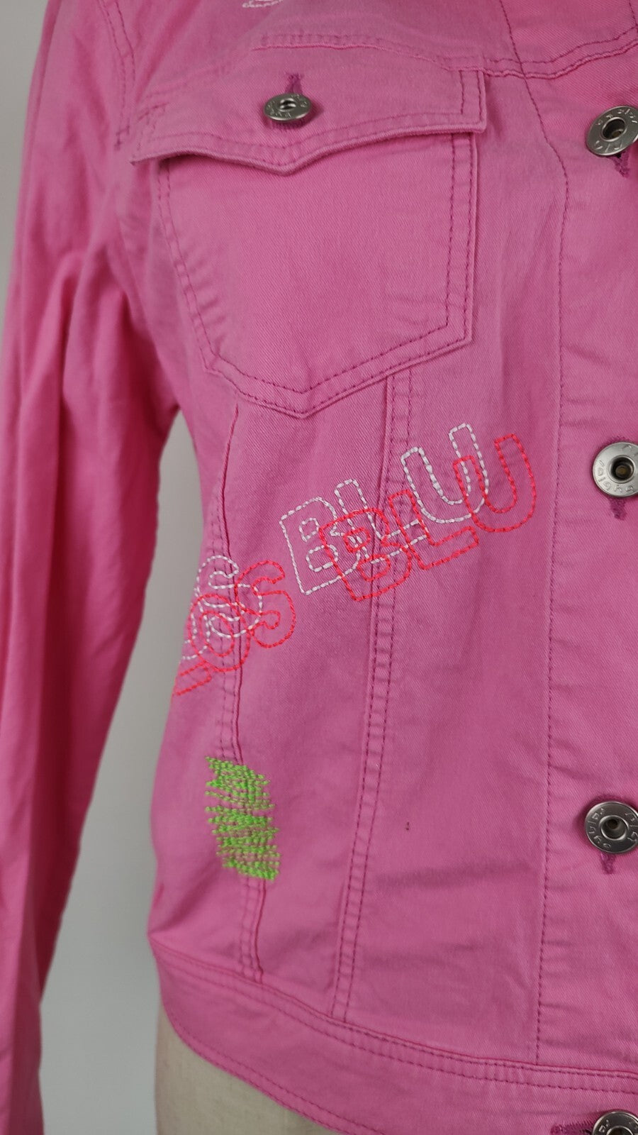 BLU BYBLOS GIUBBINO GIACCA  DONNA Tg. 42 WOMAN CASUAL JACKET VINTAGE