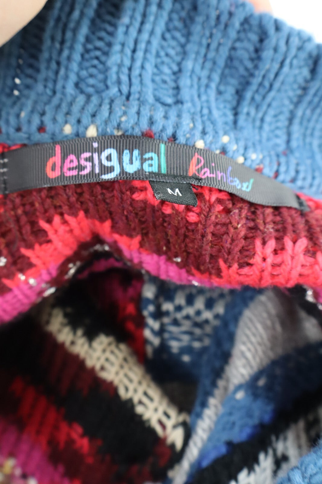 DESIGUAL VESTITO ABITO DONNA TG. M WOMAN CASUAL VINTAGE DRESS LANA