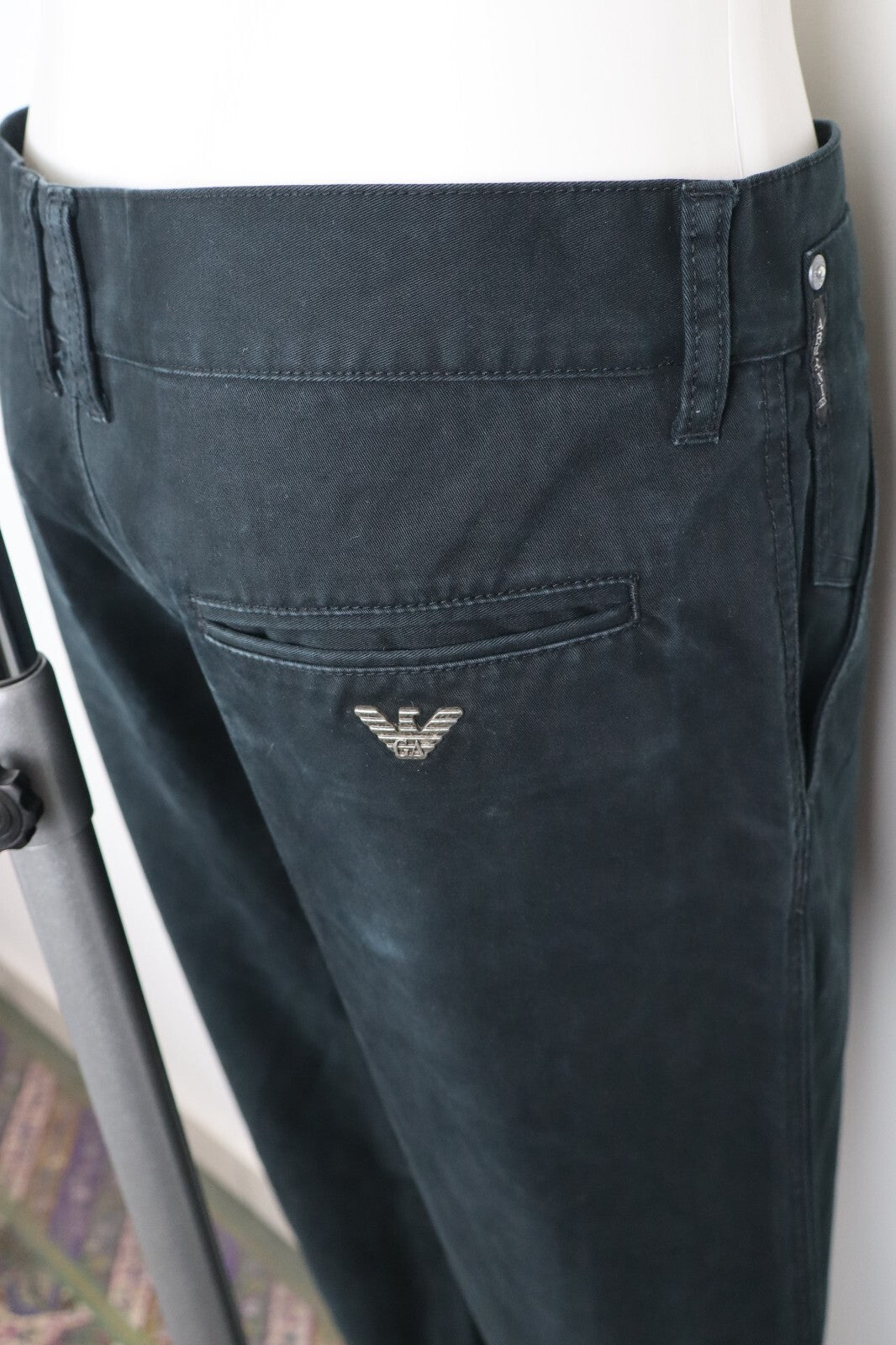 ARMANI TEEN PANTALONE CASUAL UOMO 16 ANNI MAN VINTAGE PANTS RAGAZZO