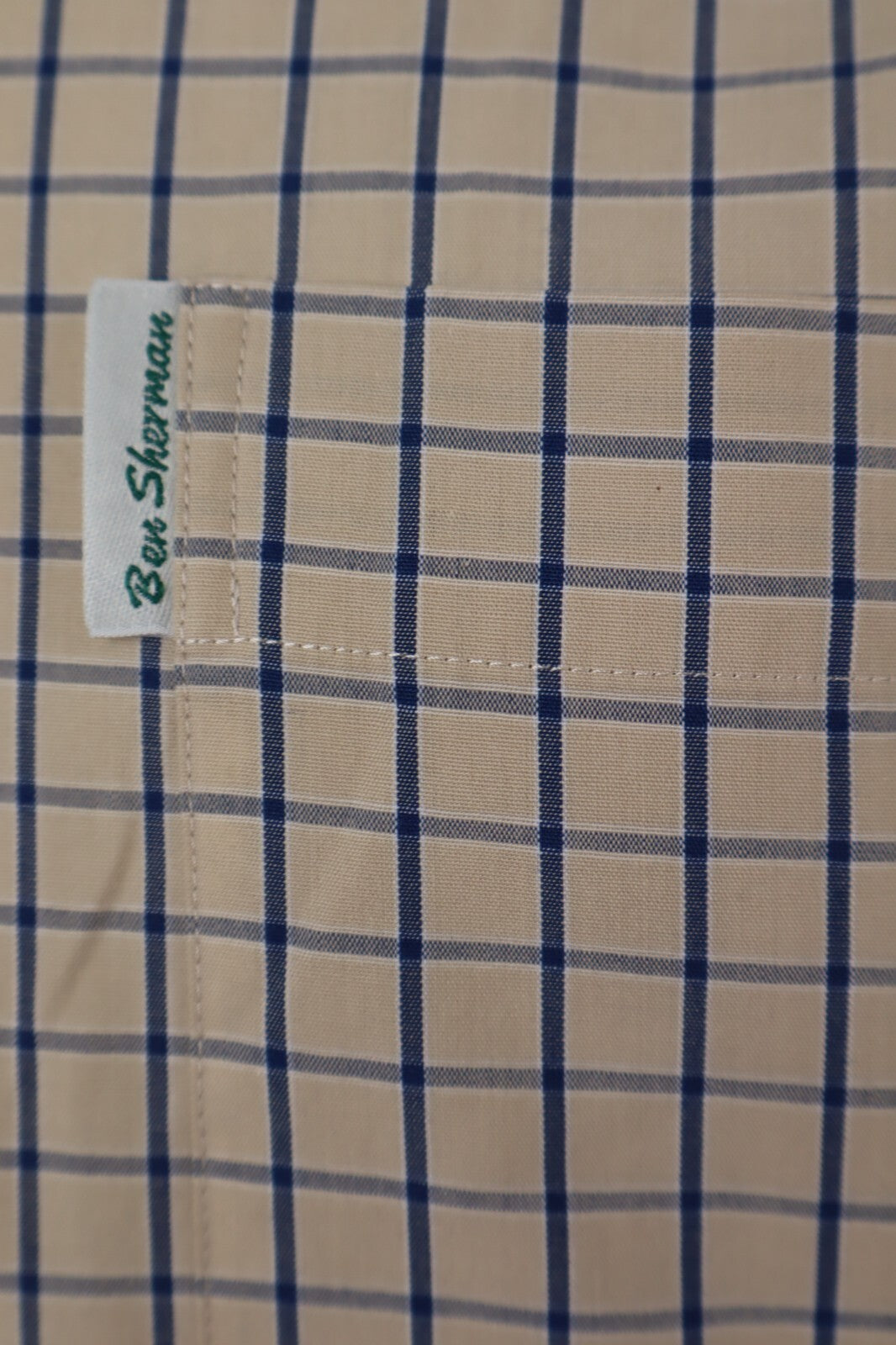 BEN SHERMAN CAMICIA UOMO COTONE TG. S MAN CASUAL VINTAGE SHIRT