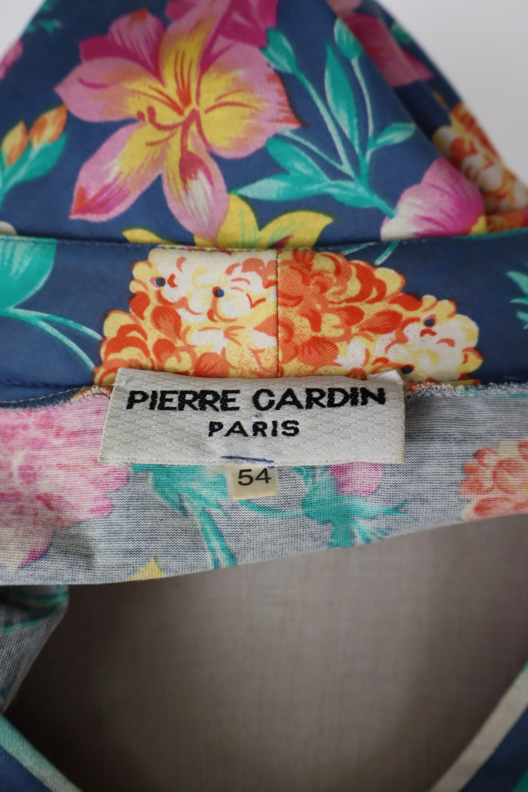 PIERRE CARDIN VESTITO SMANICATO DONNA 54 WOMAN CASUAL VINTAGE DRESS ABITO COTONE