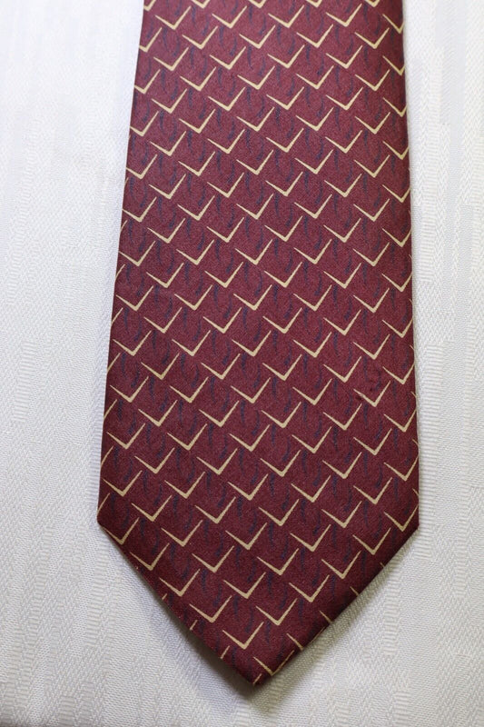 BYBLOS 100% SILK TIE SETA CRAVATTA NECKTIE MADE ITALY UOMO
