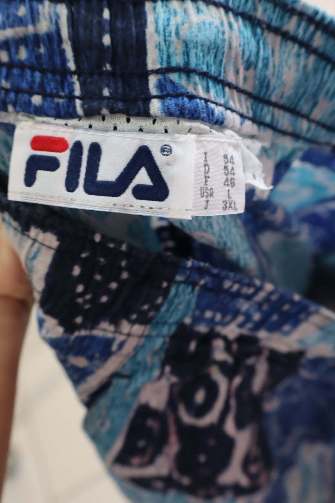 FILA COSTUME PANTALONCINO MARE UOMO TG 54 MEN SWIMSUIT VINTAGE CASUAL