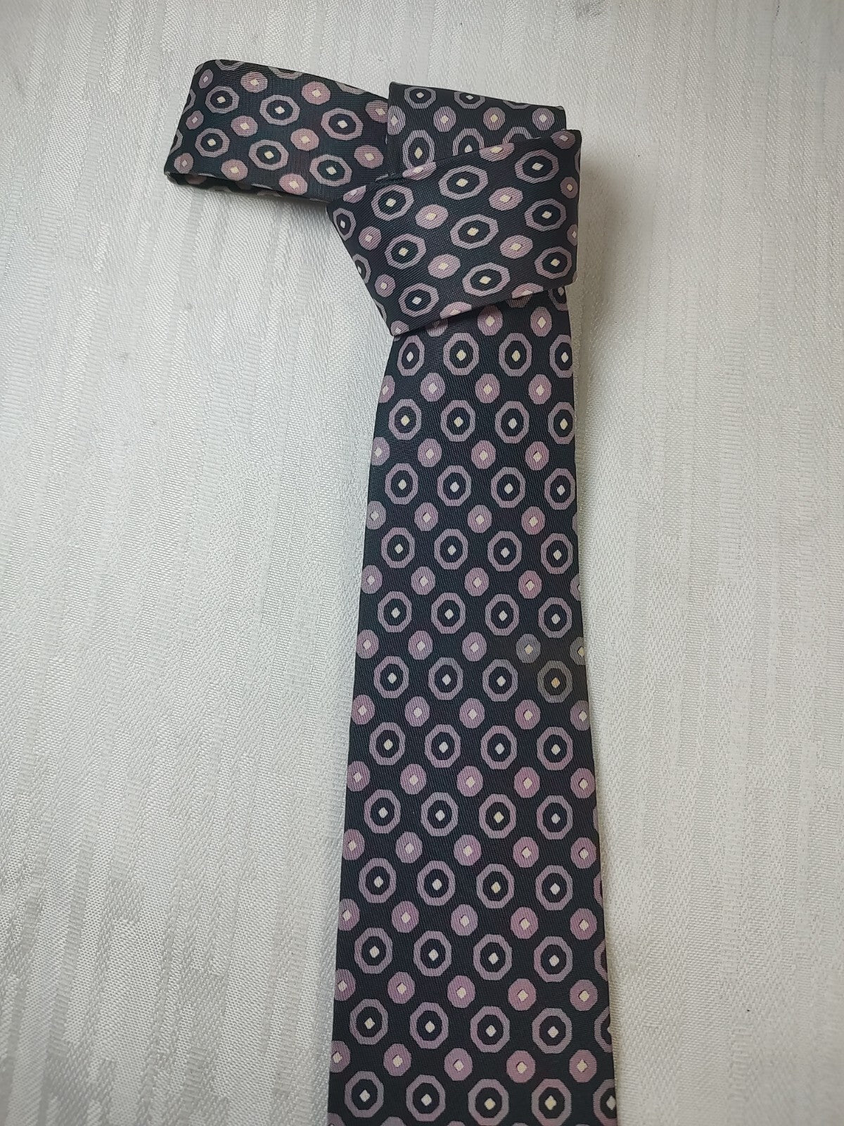 BARTON MODA 100% SILK TIE SETA CRAVATTA NECKTIE MADE IN ITALY CLASSIC