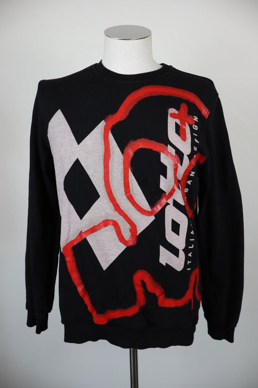 LOTTO BUT NOT FELPA MAGLIA COTONE UOMO Tg S MAN COTTON JACKET SWEATSHIRT VINTAGE