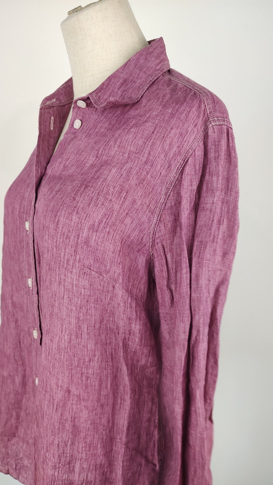 BLAUER CAMICIA DONNA TG. L WOMAN SHIRT CASUAL VINTAGE LINO