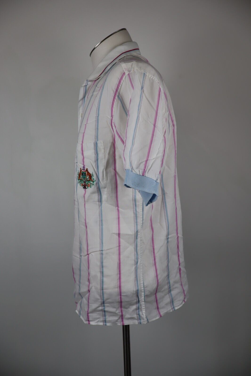 AUSTRALIAN L'ALPINA CAMICIA UOMO COTONE TG. 48 MAN CASUAL VINTAGE SHIRT