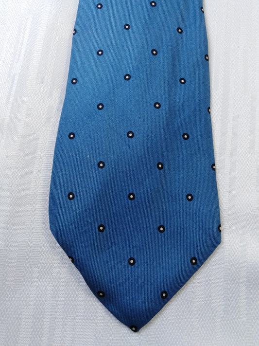 ROXY 100% SETA SILK TIE CRAVATTA NECKTIE ITALY VINTAGE CLASSIC