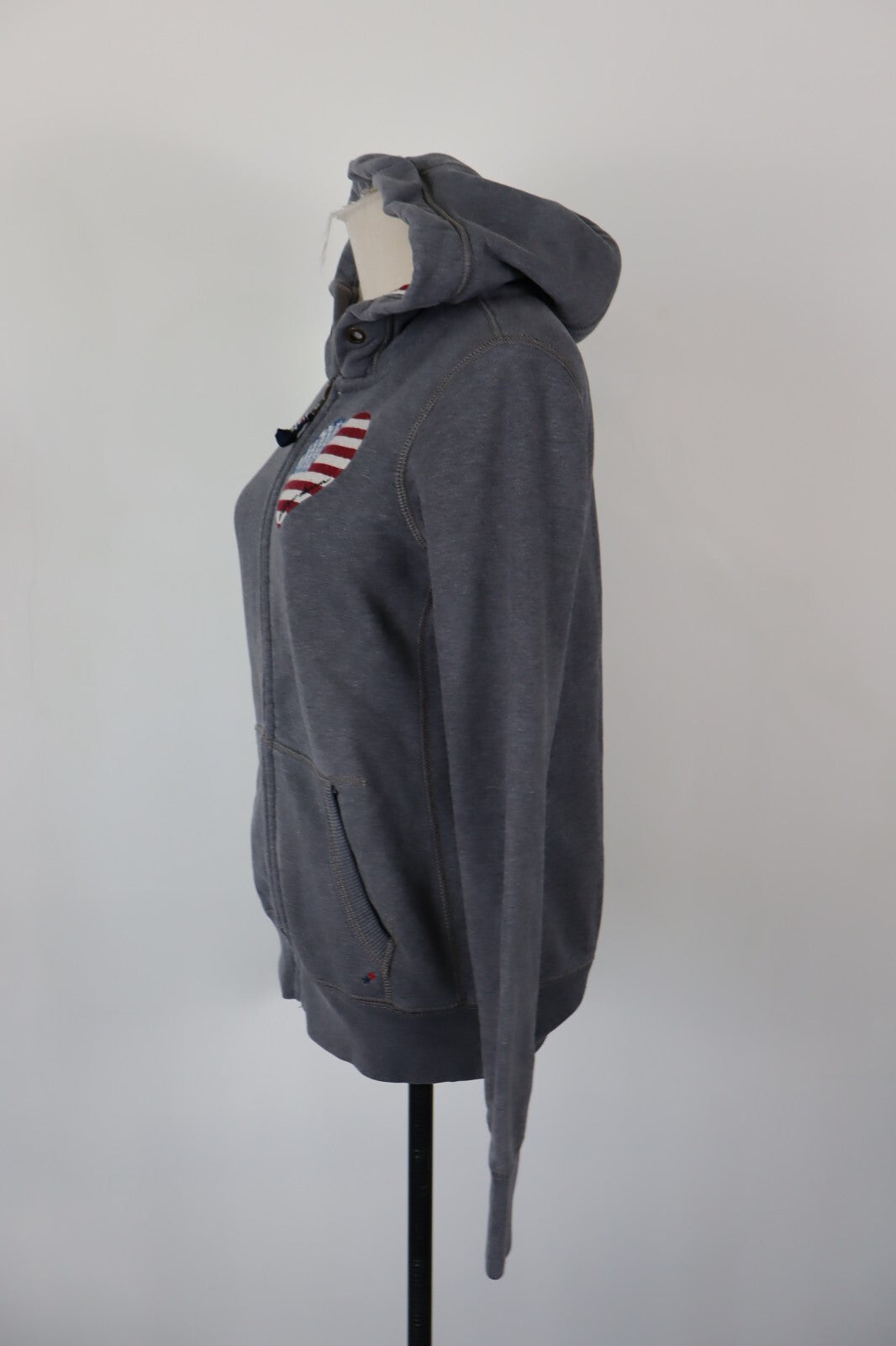 TOMMY HILFIGER DENIM FELPA DONNA Tg S WOMEN CASUAL VINTAGE SPORT SWEATSHIRT