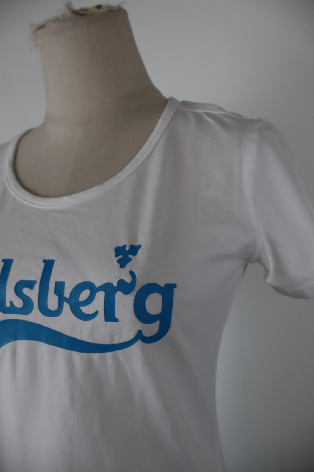 CARLSBERG MAGLIA DONNA TG. L WOMAN CASUAL VINTAGE TOP T-SHIRT COTONE