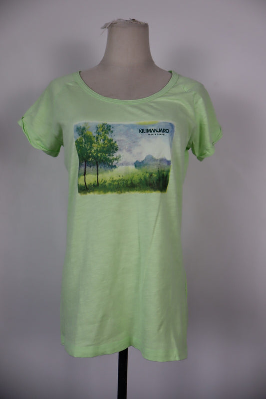 KILIMANGIARO MAGLIA DONNA T-SHIRT TG. L WOMAN CASUAL VINTAGE SHIRT COTONE