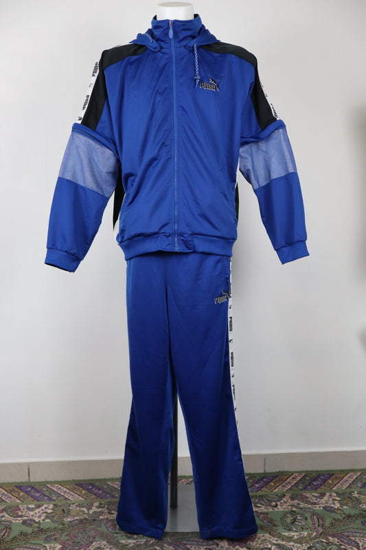 PUMA TUTA COMPLETA DUE PEZZI Tg. L TRACKSUIT JACKET PANTS UOMO SPORT