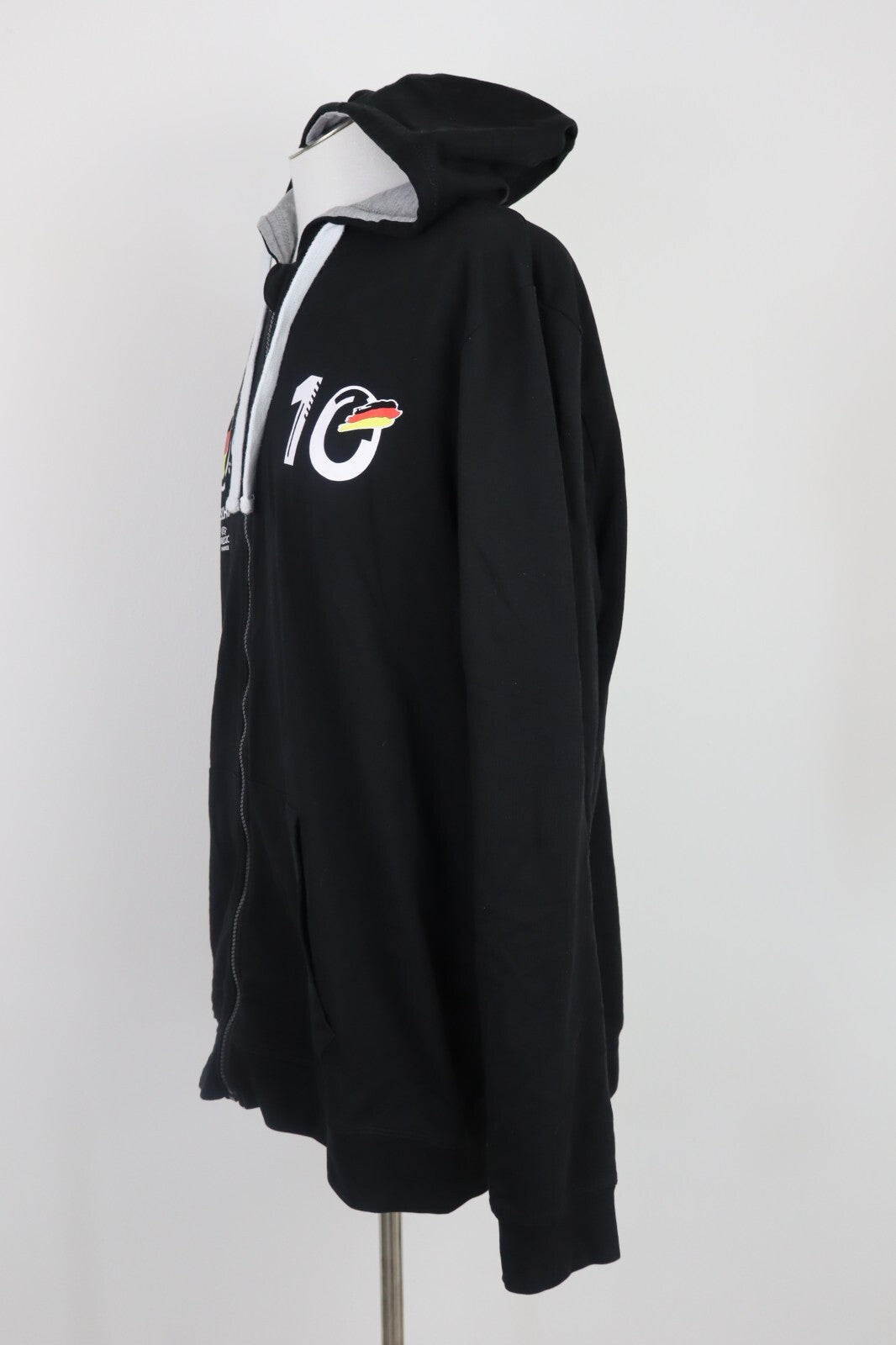 UEFA EURO 2016 GERMANIA FELPA SPORT CALCIO UOMO Tg XXL MAN VINTAGE JACKET