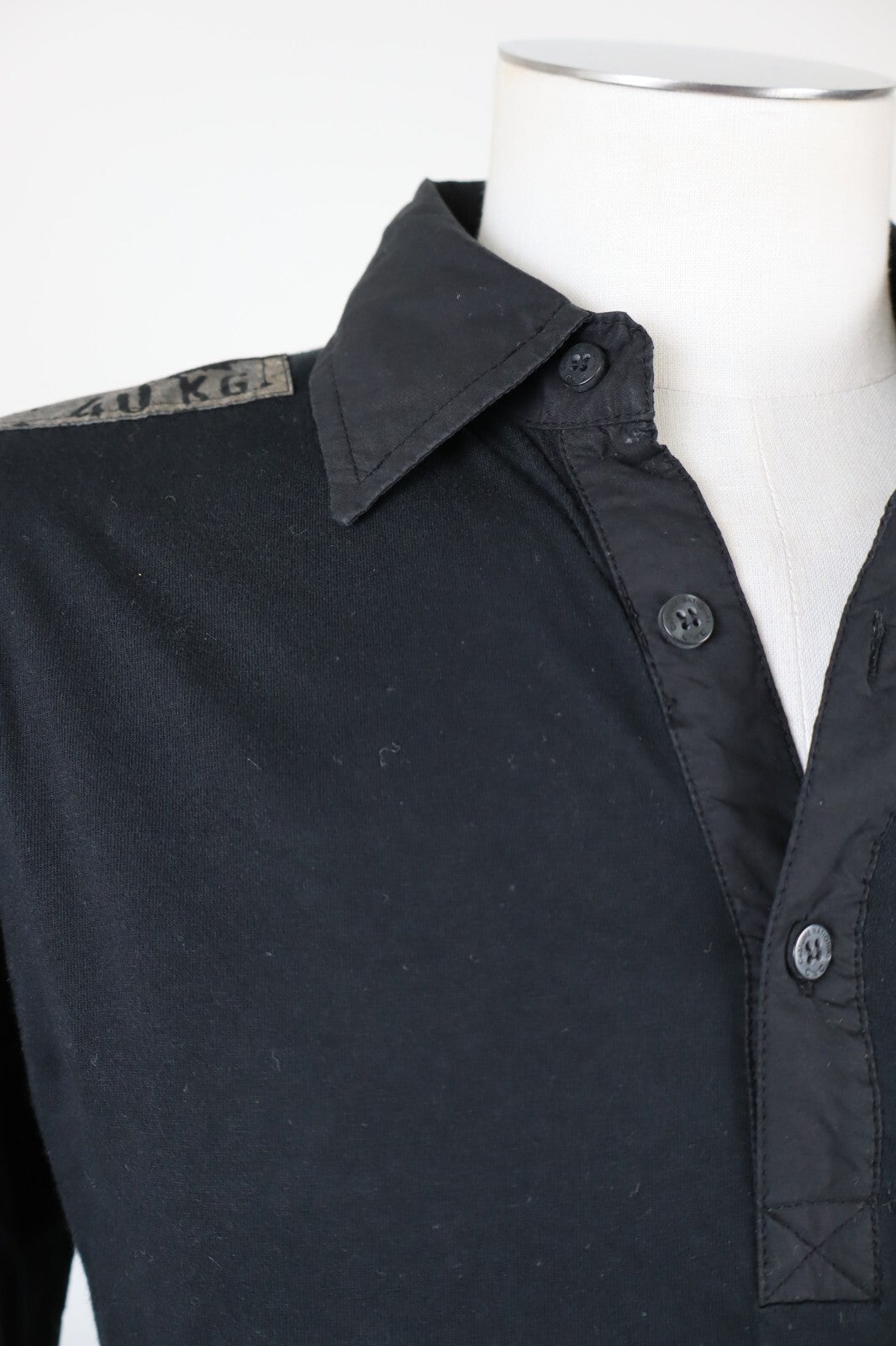 CNC COSTUME NATIONAL MAGLIA POLO UOMO TG. L MAN T-SHIRT CASUAL VINTAGE COTONE