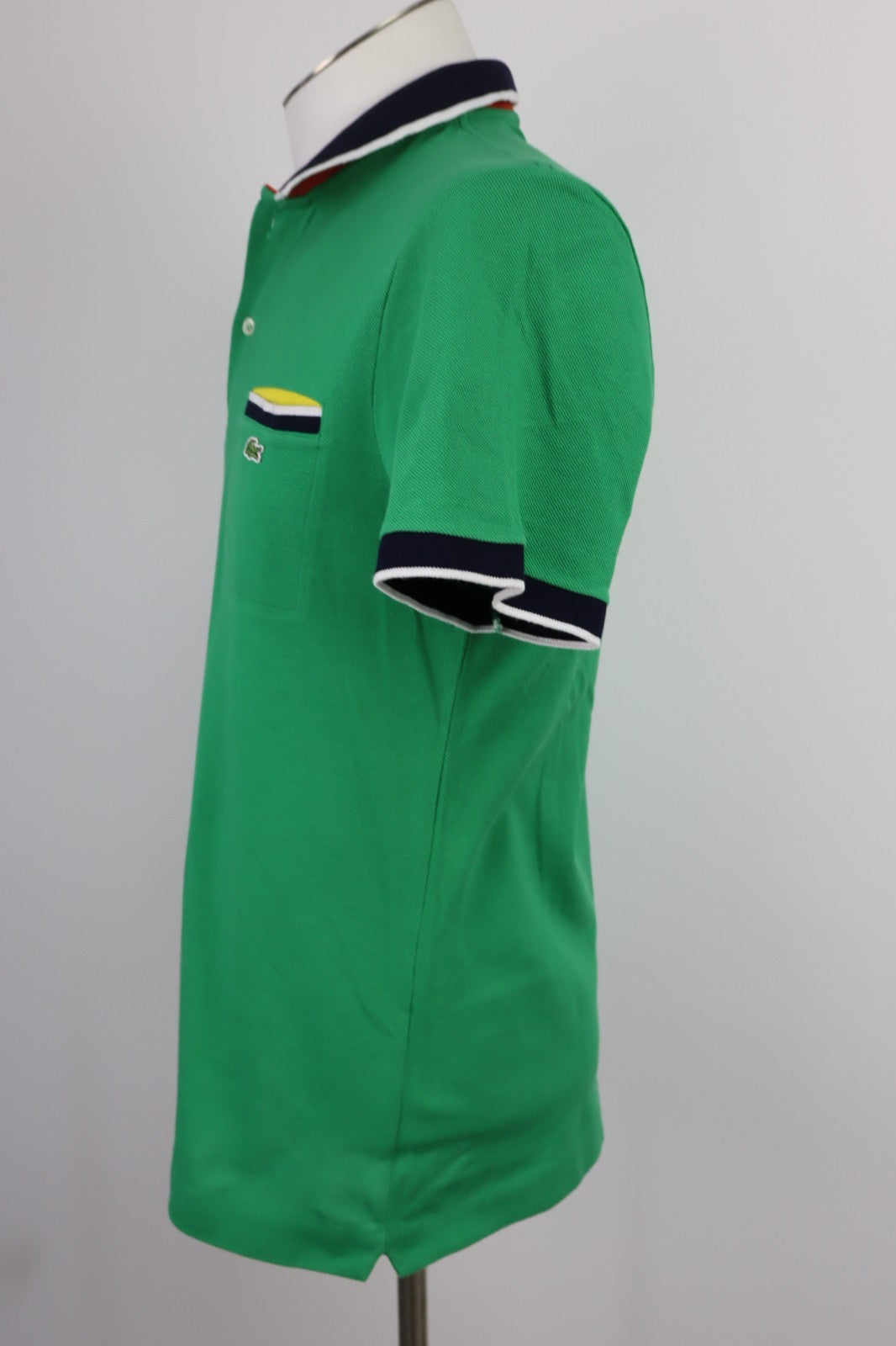 LACOSTE LIVE MAGLIA POLO UOMO TG. 4 MAN T-SHIRT CASUAL VINTAGE COTONE COTTON