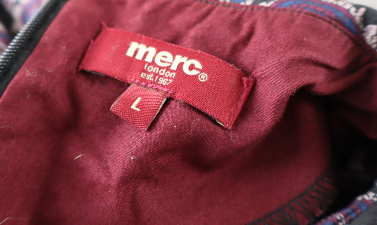 MERC LONDON EST1967 VESTITO DONNA TG L WOMAN CASUAL VINTAGE DRESS ABITO COTONE