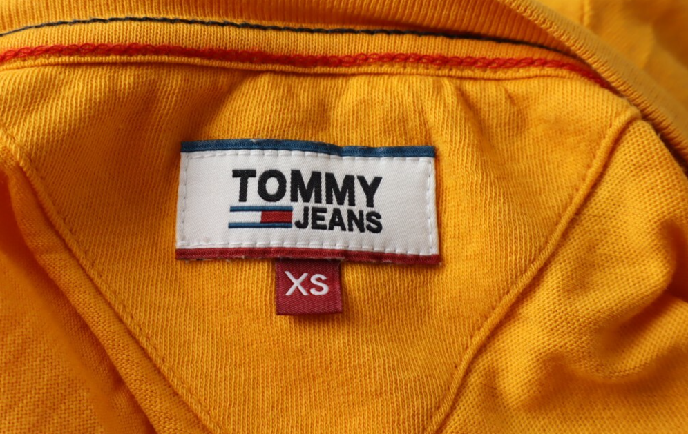 TOMMY HILFIGER JEANS MAGLIA DONNA TG. XS WOMAN CASUAL VINTAGE TOP T-SHIRT COTONE