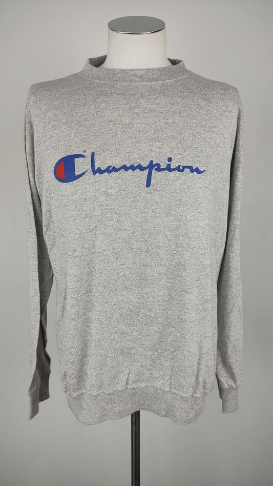 CHAMPION FELPA UOMO Tg L SPORT MAN SWEATSHIRT CASUAL VINTAGE