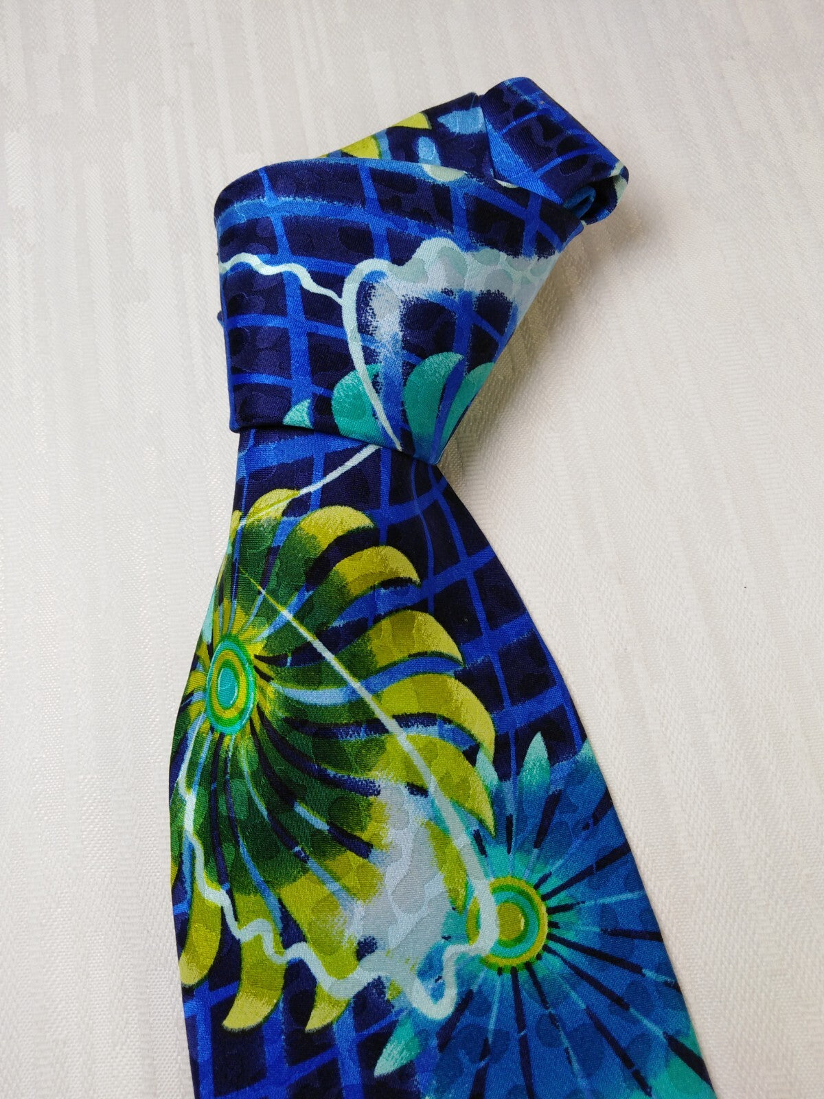CARNAVAL DE VENISE 100% SILK TIE SETA CRAVATTA NECKTIE MADE IN ITALY CLASSIC