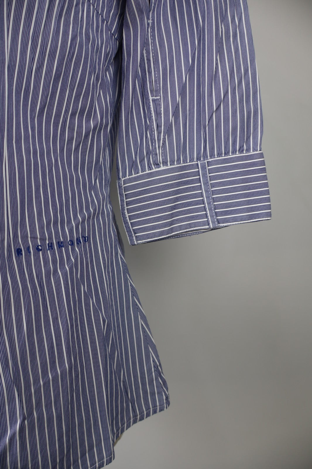 RICHMOND X CAMICIA DONNA M WOMAN SHIRT CASUAL VINTAGE POLIESTERE MANICA A 3/4