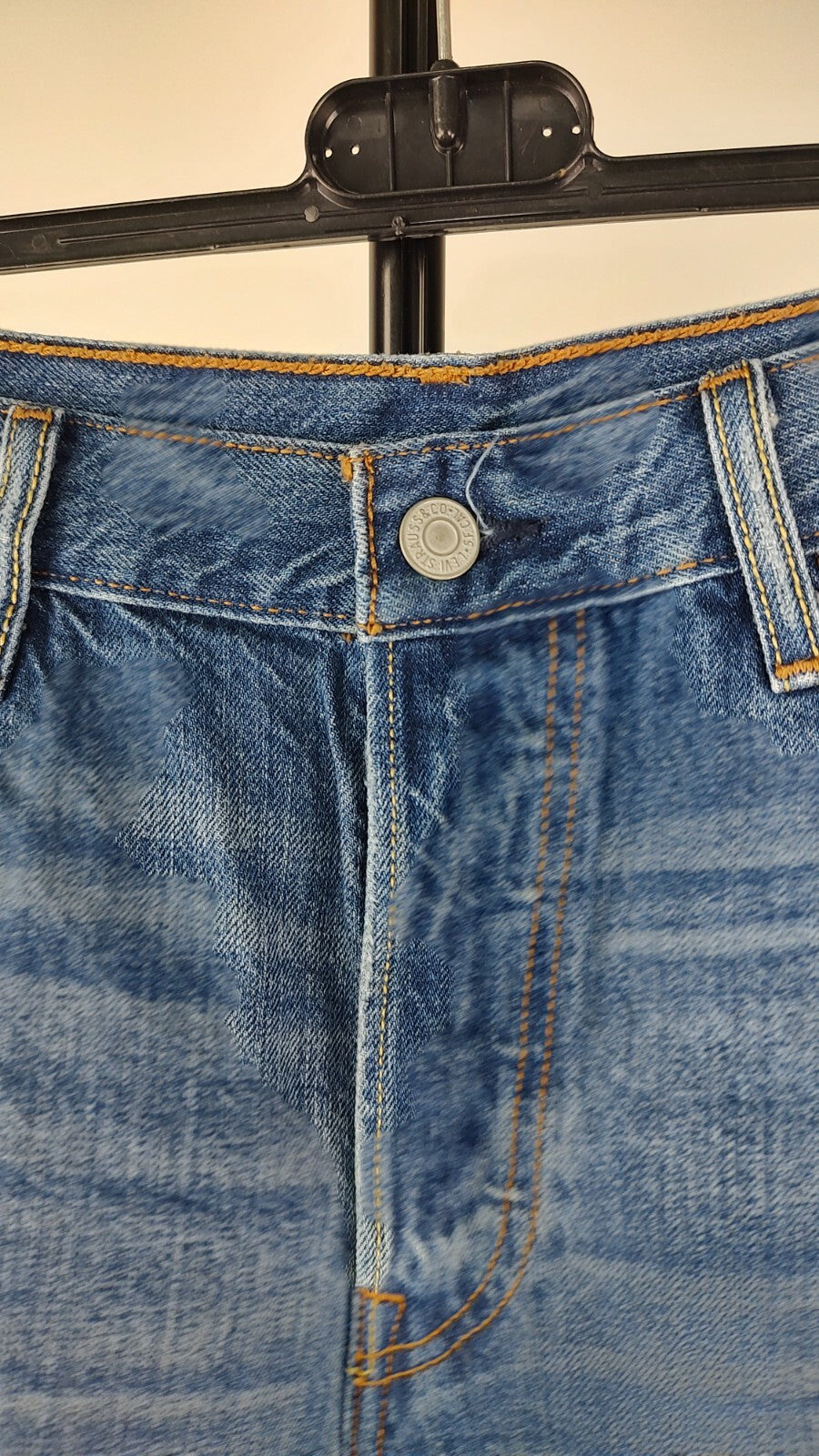 LEVI'S 501 PANTALONCINO DENIM JEANS DONNA TG W32\46 WOMAN VINTAGE SHORTS