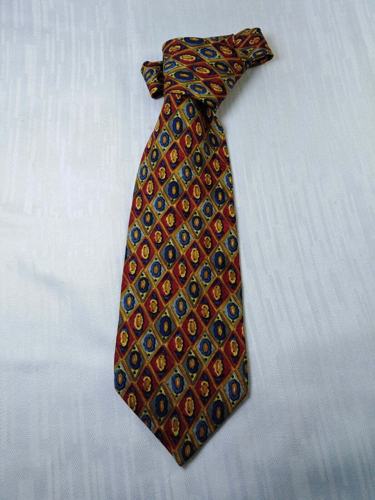 UNGARO PARIS 100% SILK TIE SETA CRAVATTA NECKTIE MADE IN ITALY