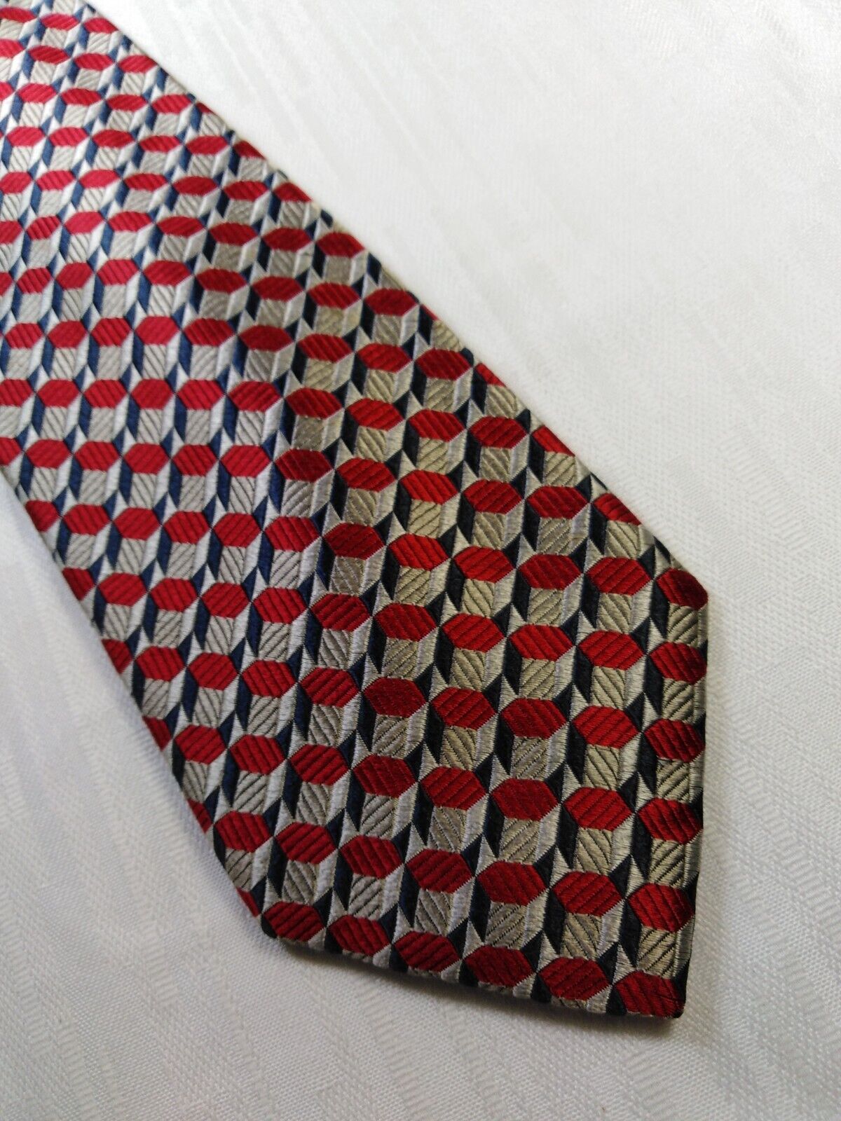 PETER HAROLD PORTICI SILK TIE SETA CRAVATTA NECKTIE MADE IN ITALY VINTAGE