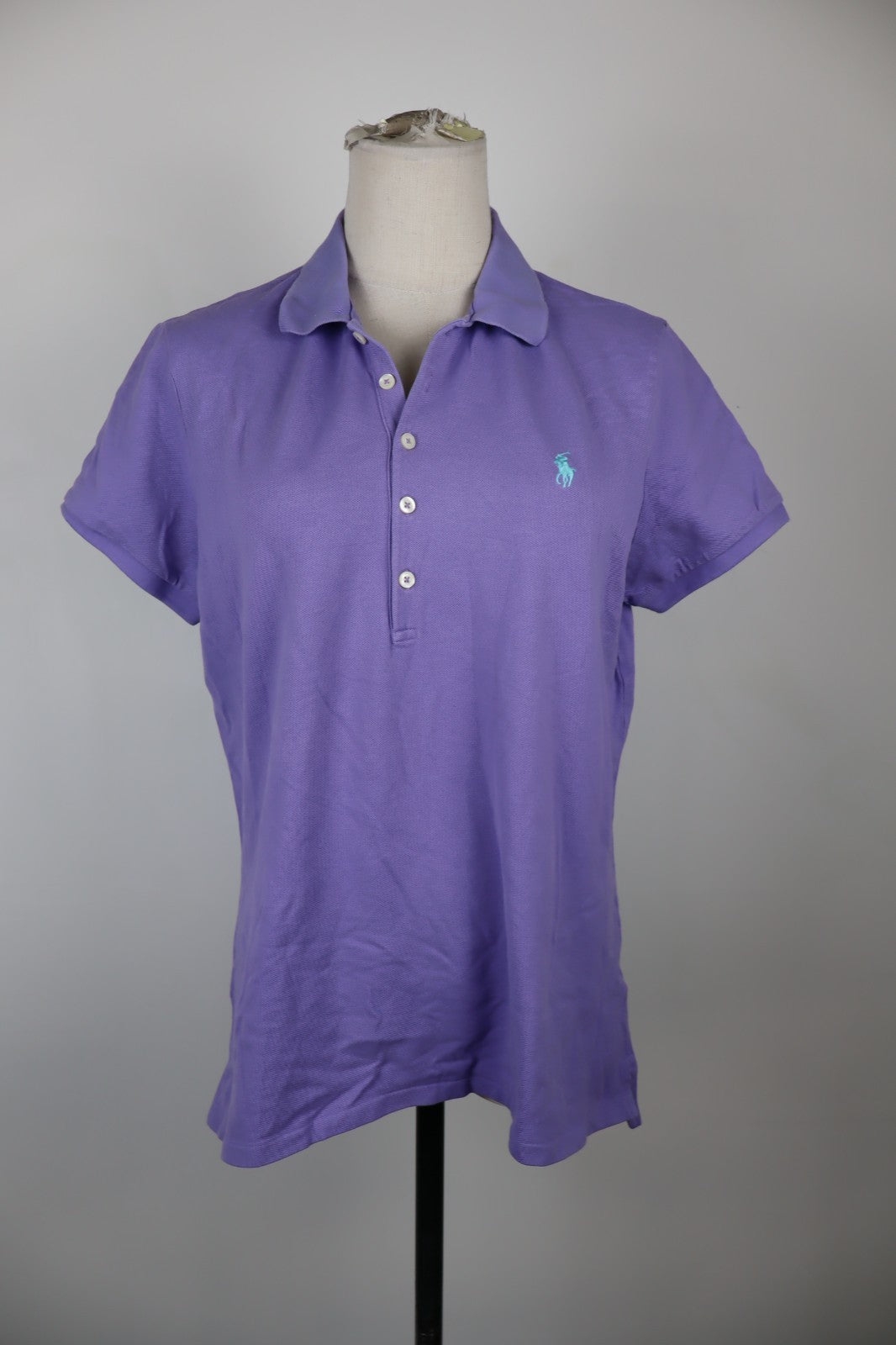 RALPH LAUREN POLO DONNA MAGLIA COTONE TG XL WOMAN SHIRT CASUAL VINTAGE LOGO
