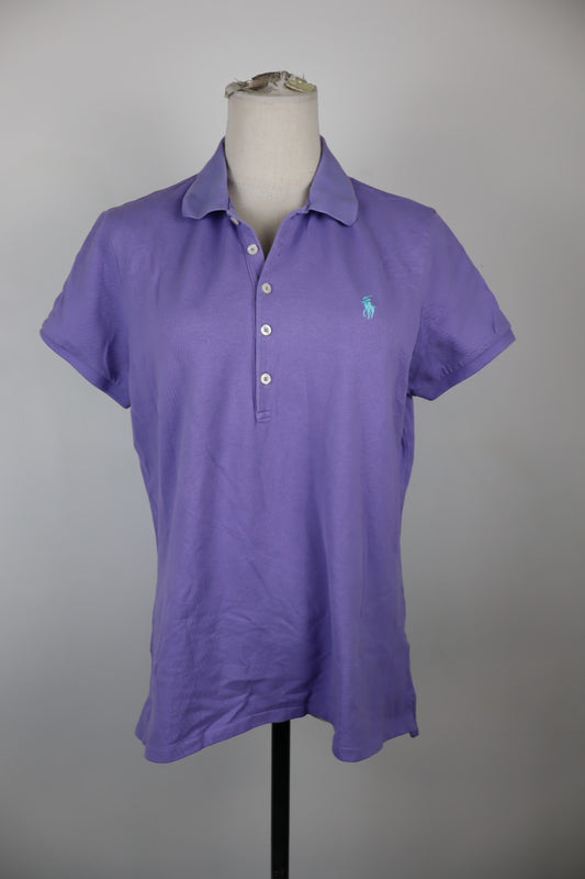 RALPH LAUREN POLO DONNA MAGLIA COTONE TG XL WOMAN SHIRT CASUAL VINTAGE LOGO