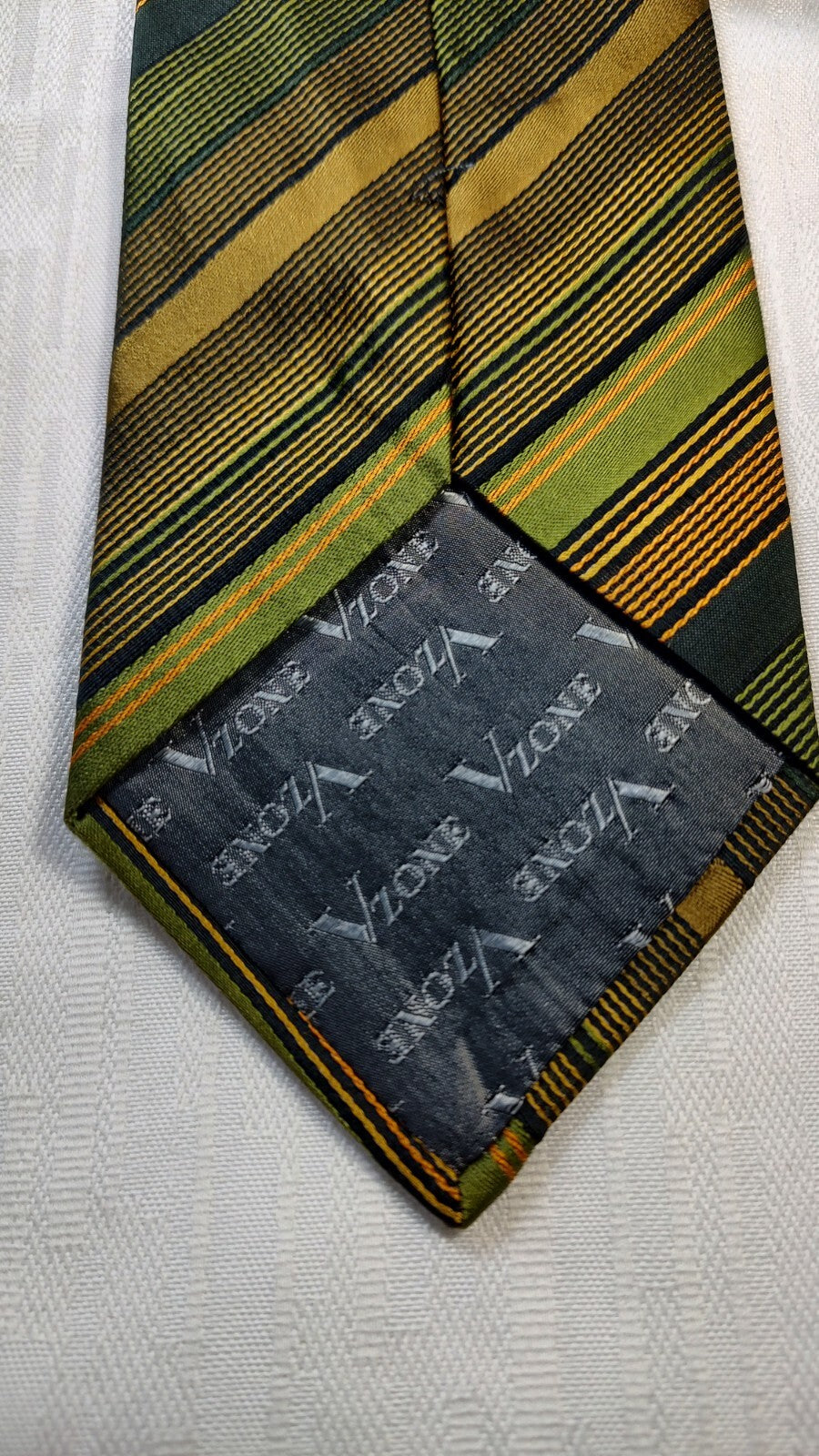 VALENTINO V ZONE 100% SETA SILK TIE CRAVATTA NECKTIE ITALY VINTAGE CLASSIC