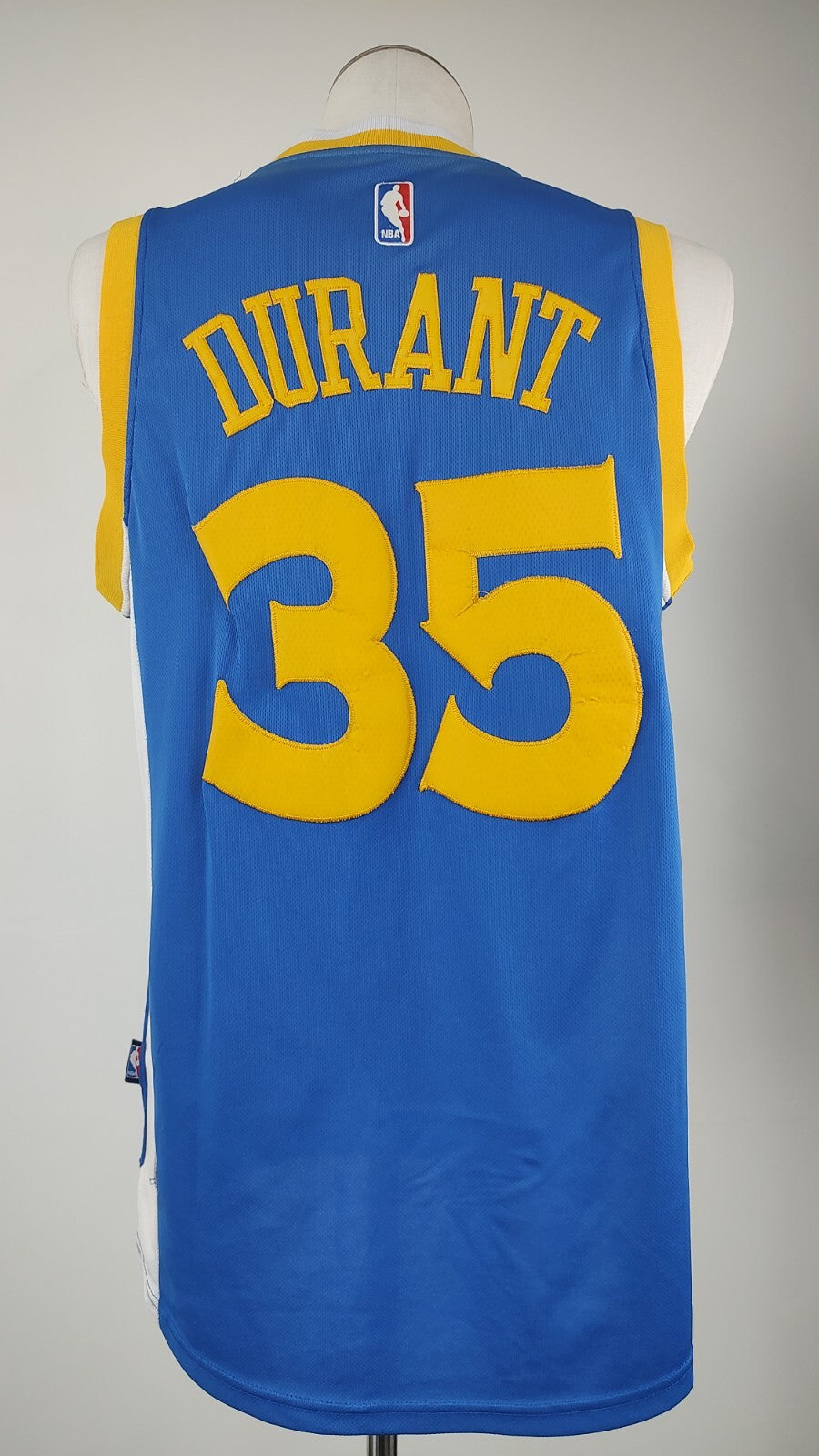 ADIDAS GOLDEN STATE WARRIORS KEVIN DURANT 15 BASKET UOMO TG S SPORT VINTAGE +2