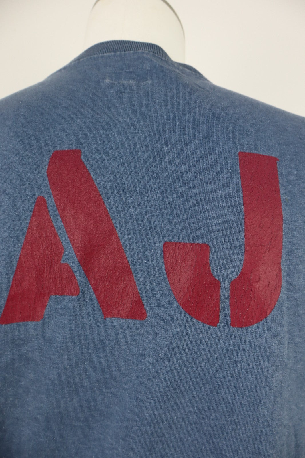 ARMANI JEANS MAGLIA UOMO TG. M MAN T-SHIRT VINTAGE CASUAL COTONE COTTON LOGO